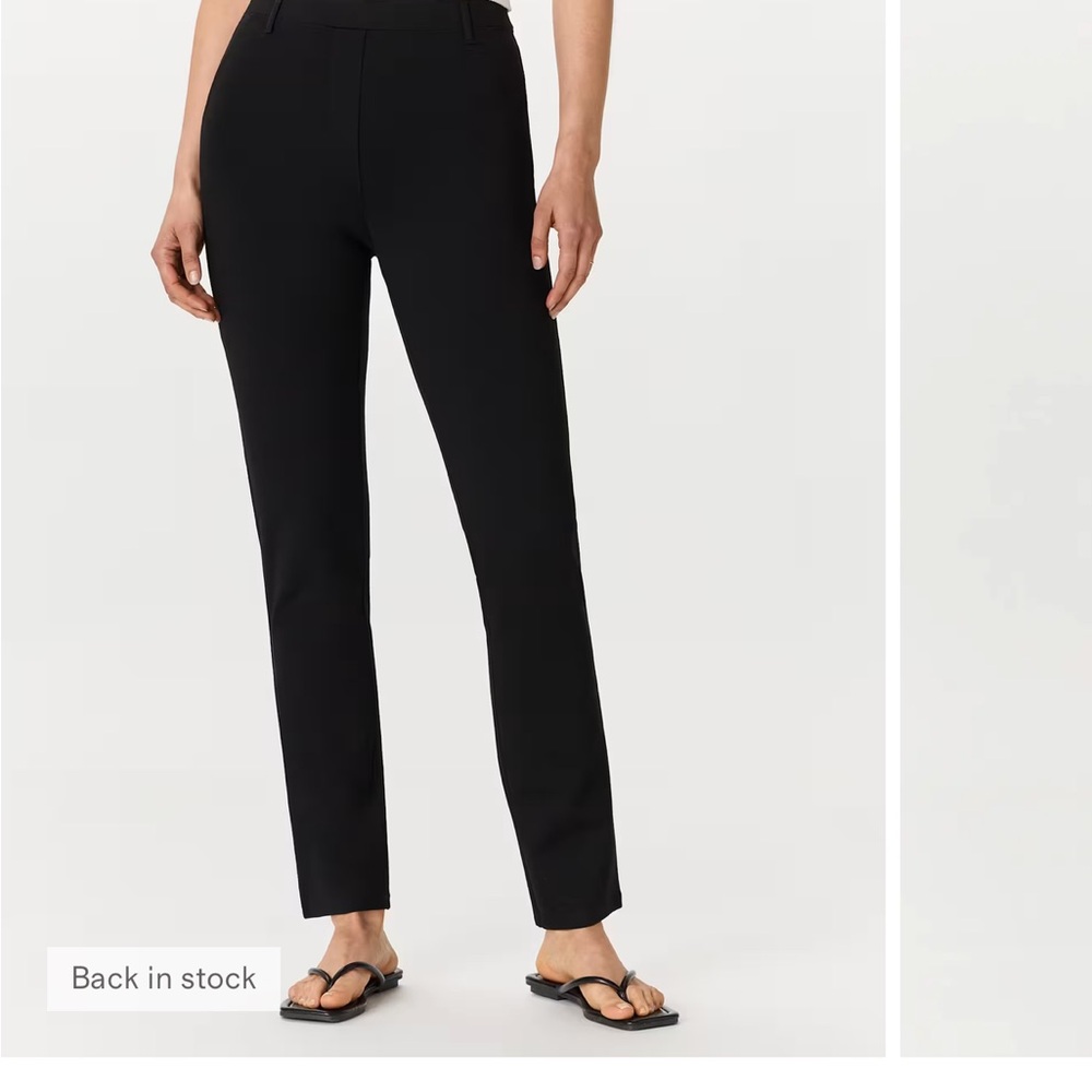 Quince Black ankle pant